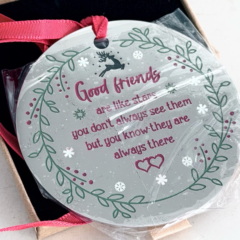 Joycuff Good Friends Stainless Steel Ornament